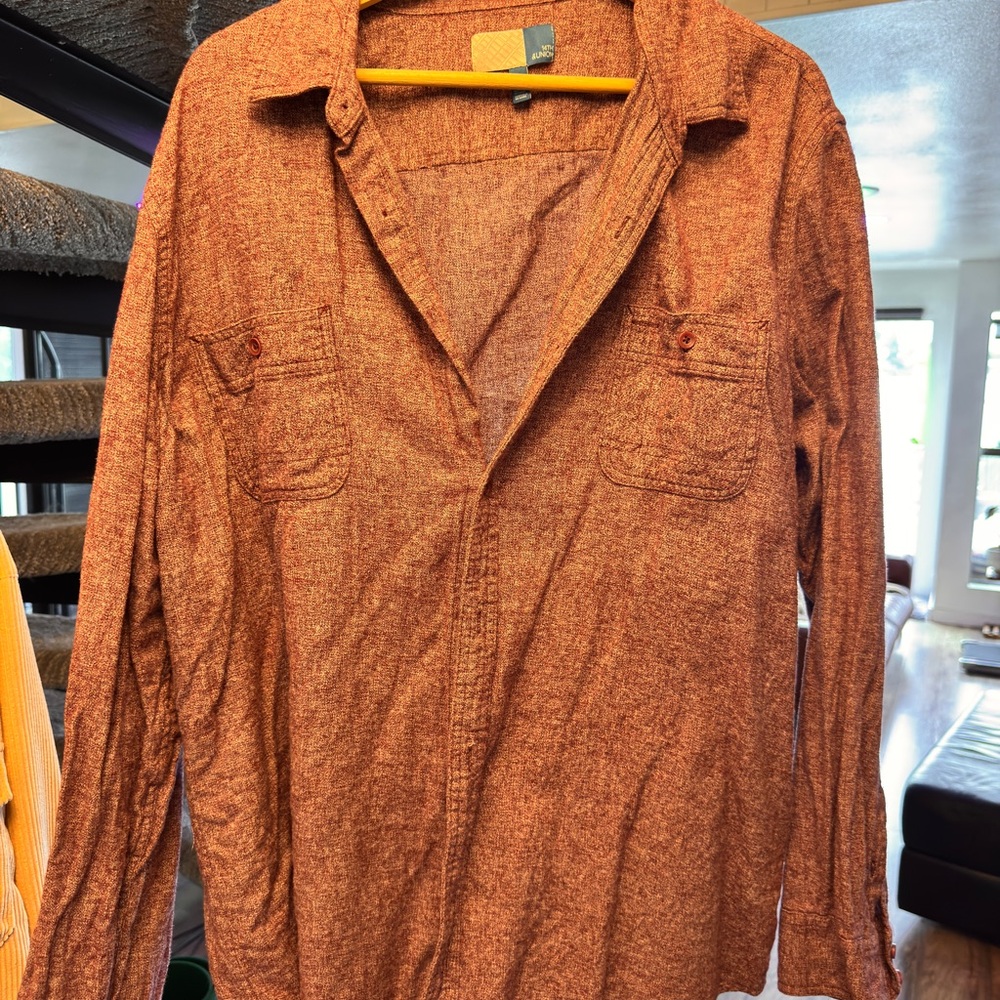 14th & Union Maroon Textured Shirt